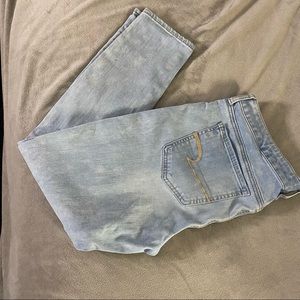 Short crop jeans